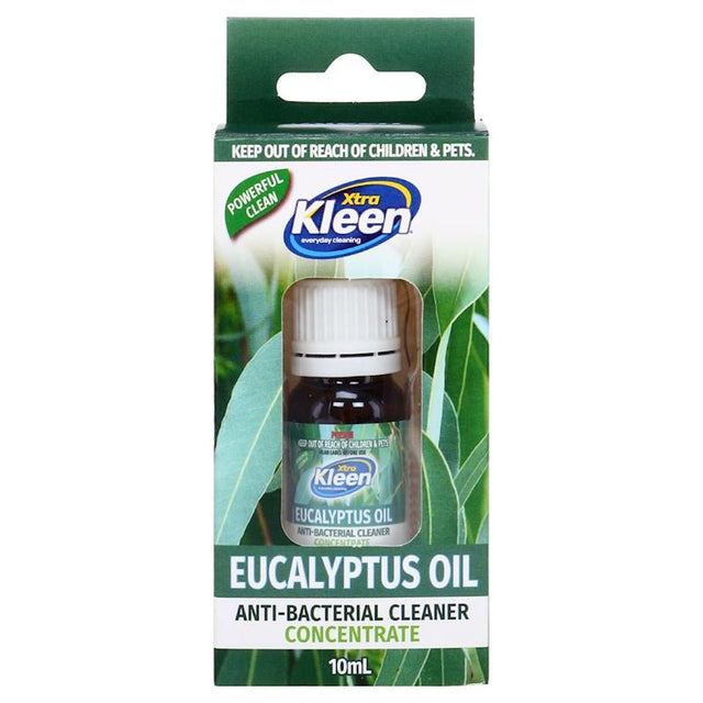 Xtra Kleen Concentrate Eucalyptus Oil Anti - Bacterial Cleaner 10ml 286553