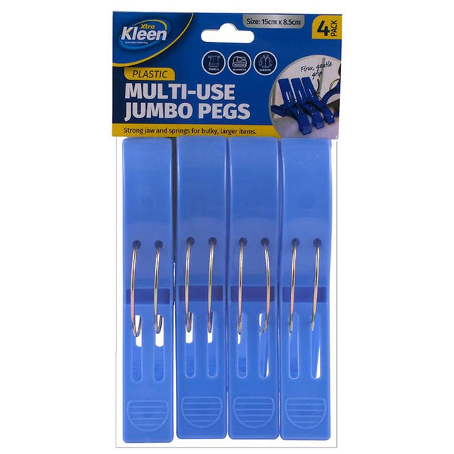Xtra Kleen Jumbo Plastic Pegs 4Pcs 266326