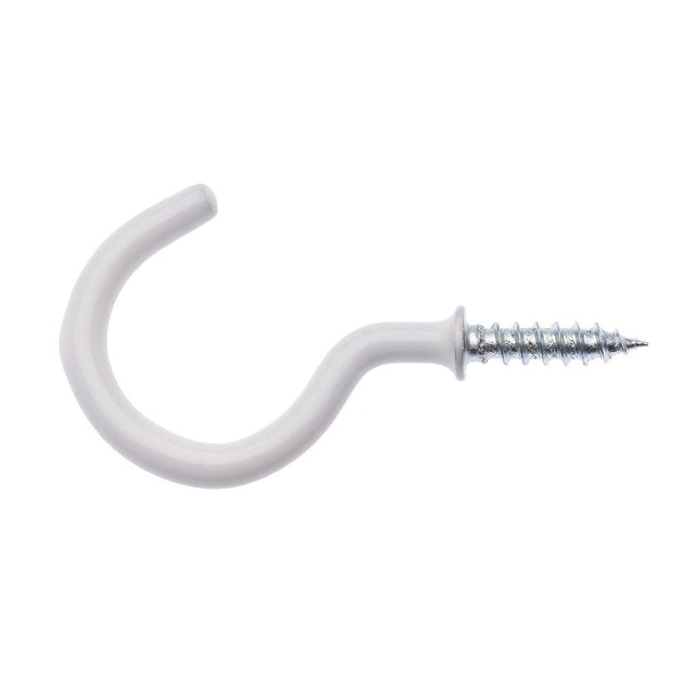 ZENITH Cup Hooks 3.0x32mm White Plastic WIC0332