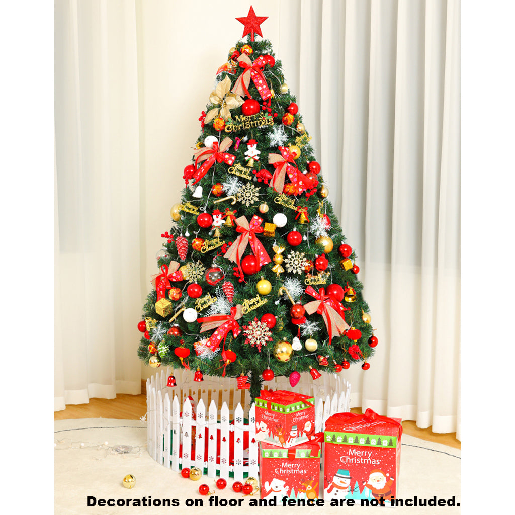 Christmas Tree 1.8M 600Tips 5Kg with 144Pcs Decorations