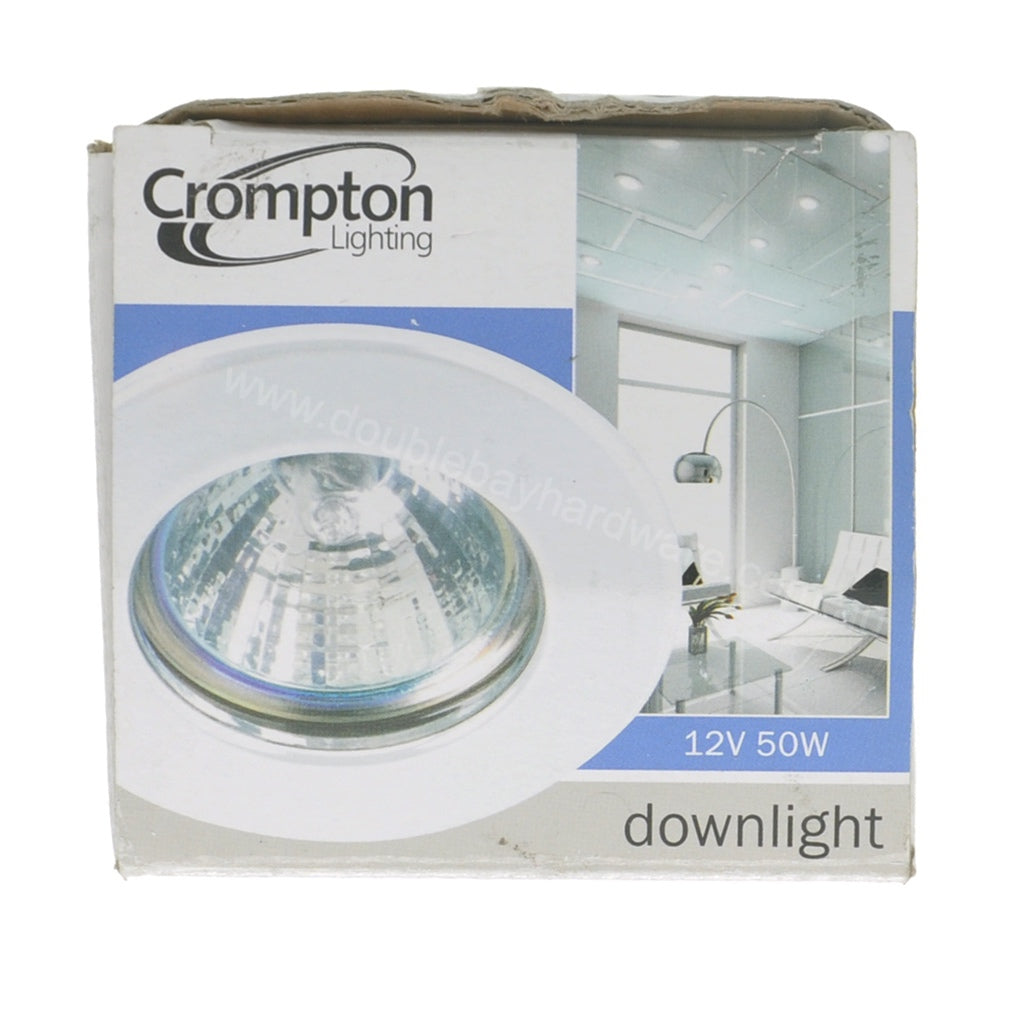 Crompton Fixed Die-cast Aluminium Downlight Kit 70mm Cut 20683
