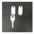 DB Hardware Key Tags White 50Pcs
