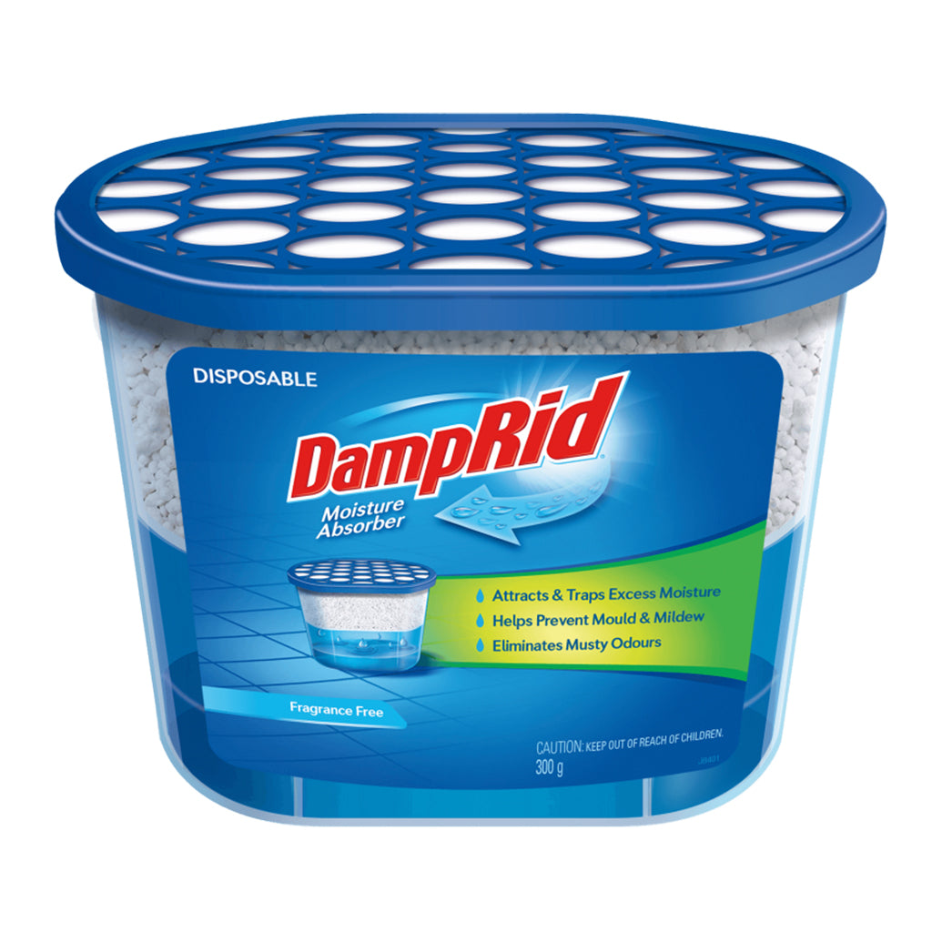 DampRid Disposable Moisture Absorber Fragrance Free 300g FG100