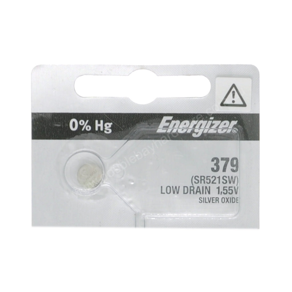 Energizer Silver Oxide Button Cell Battery 1.55V SR521SW