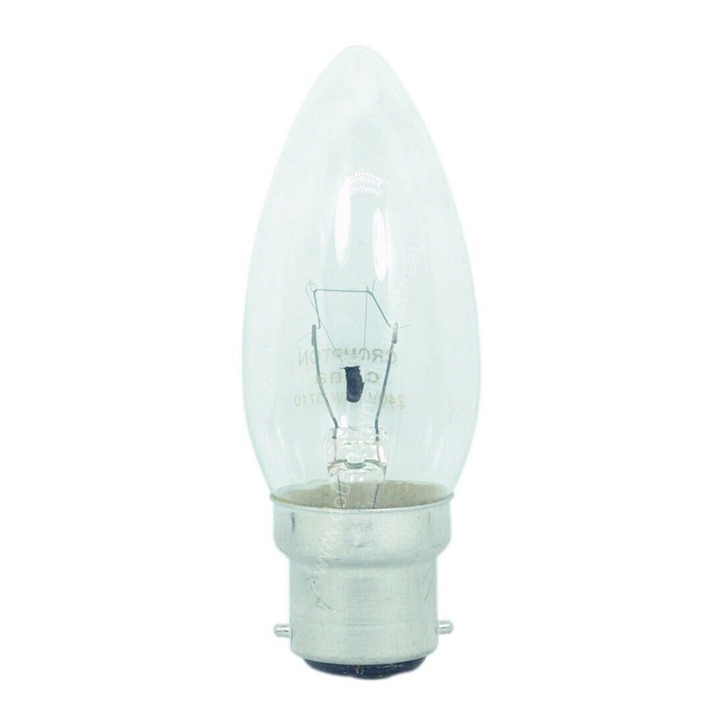 Mirabella Candle Incandescent Light Bulb B22 240V 60W Clear 306031