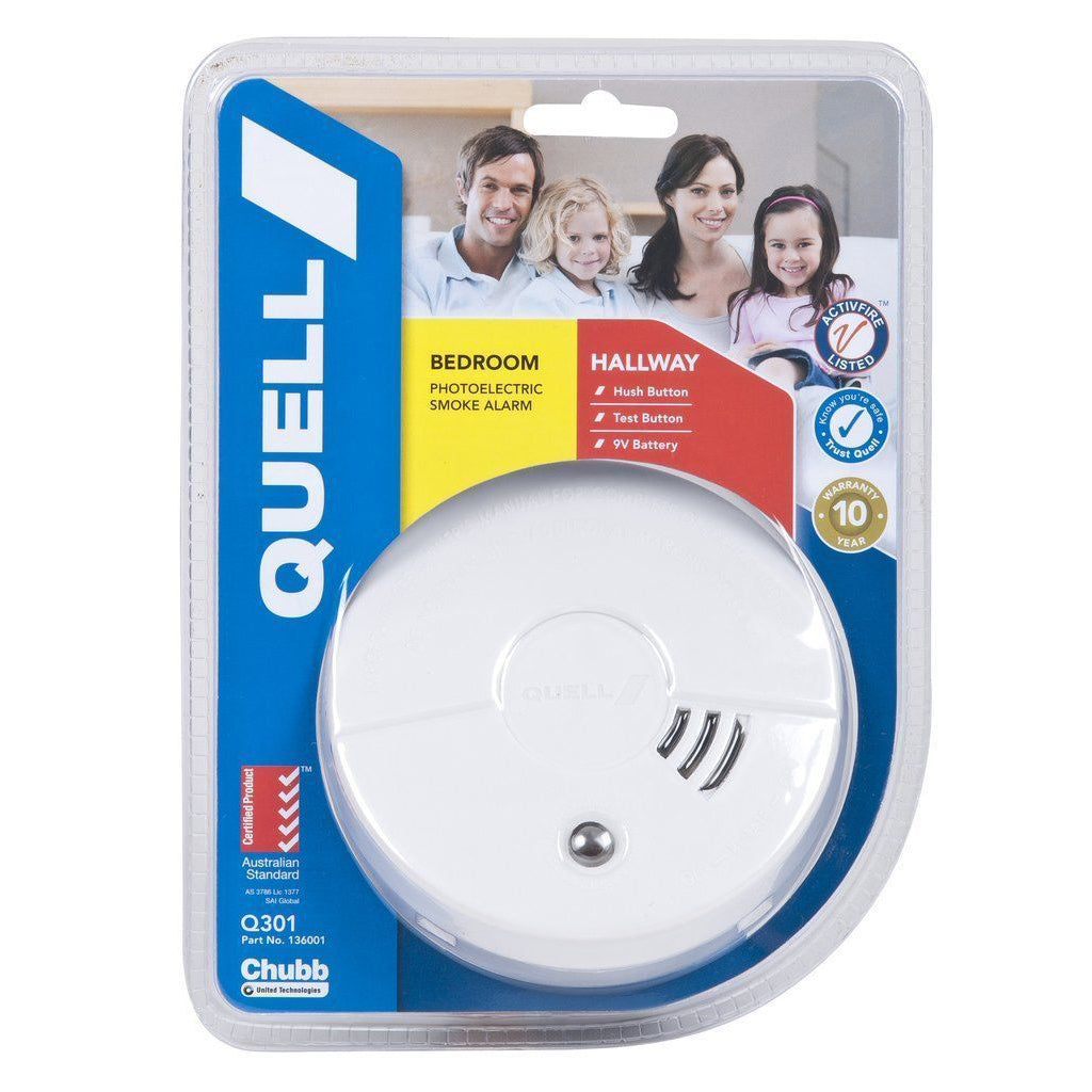 QUELL Photoelectric Smoke Alarm Bedroom/Hallway Q301