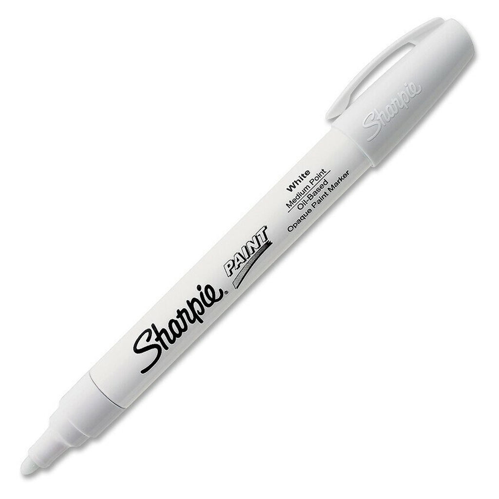 SHARPIE Paint Marker Oil Based Medium 1.5mm White 35558