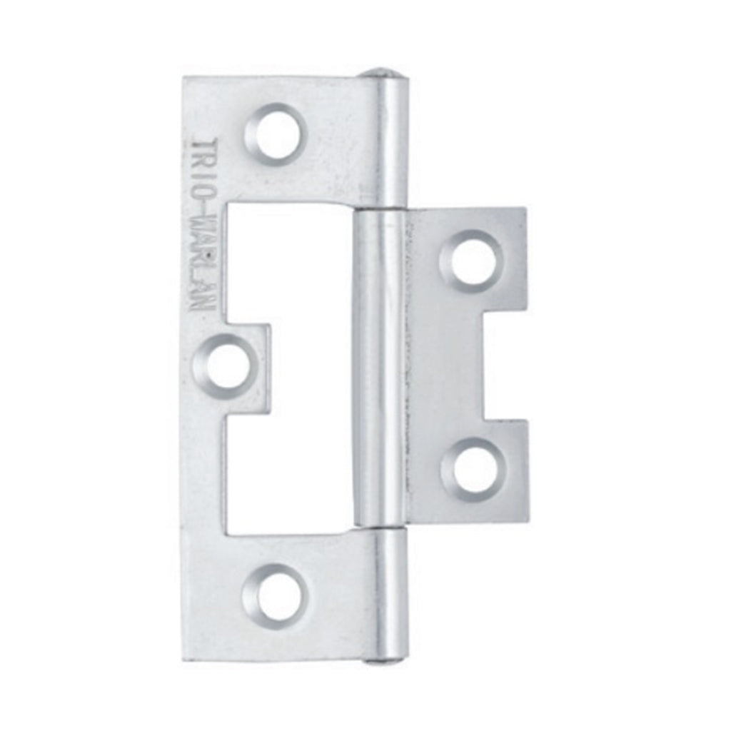 Trio Quick Fit Flat Hinge Fixed Pin 65x38x1.4mm BWLHF765FPSS