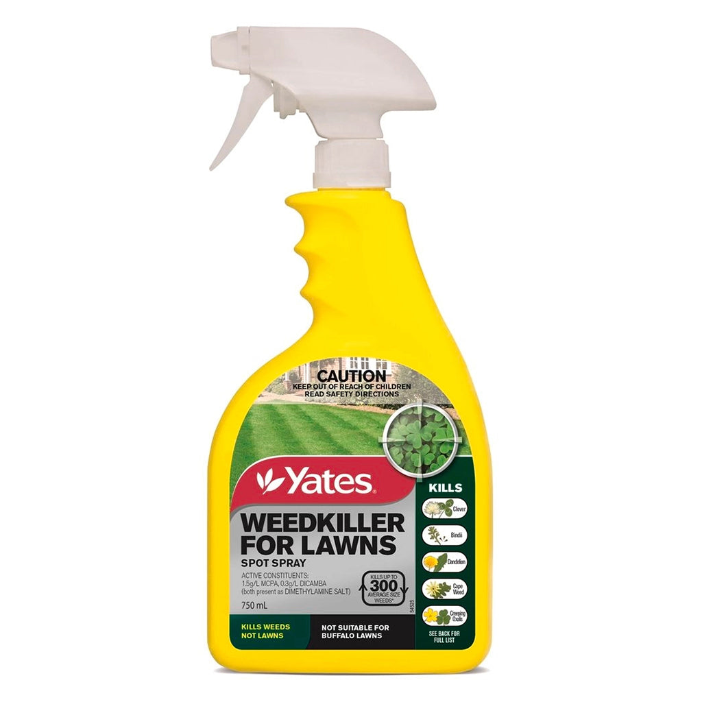 Yates Ready To Use Weedkiller For Lawns Spot Spray 750ml