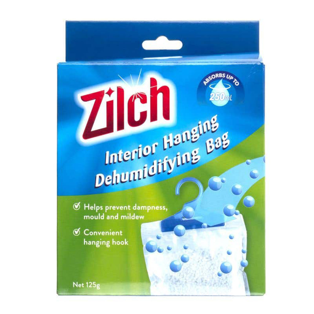 Zilch Moisture Absorber Interior Hanging Bag 125g Replace DampRid