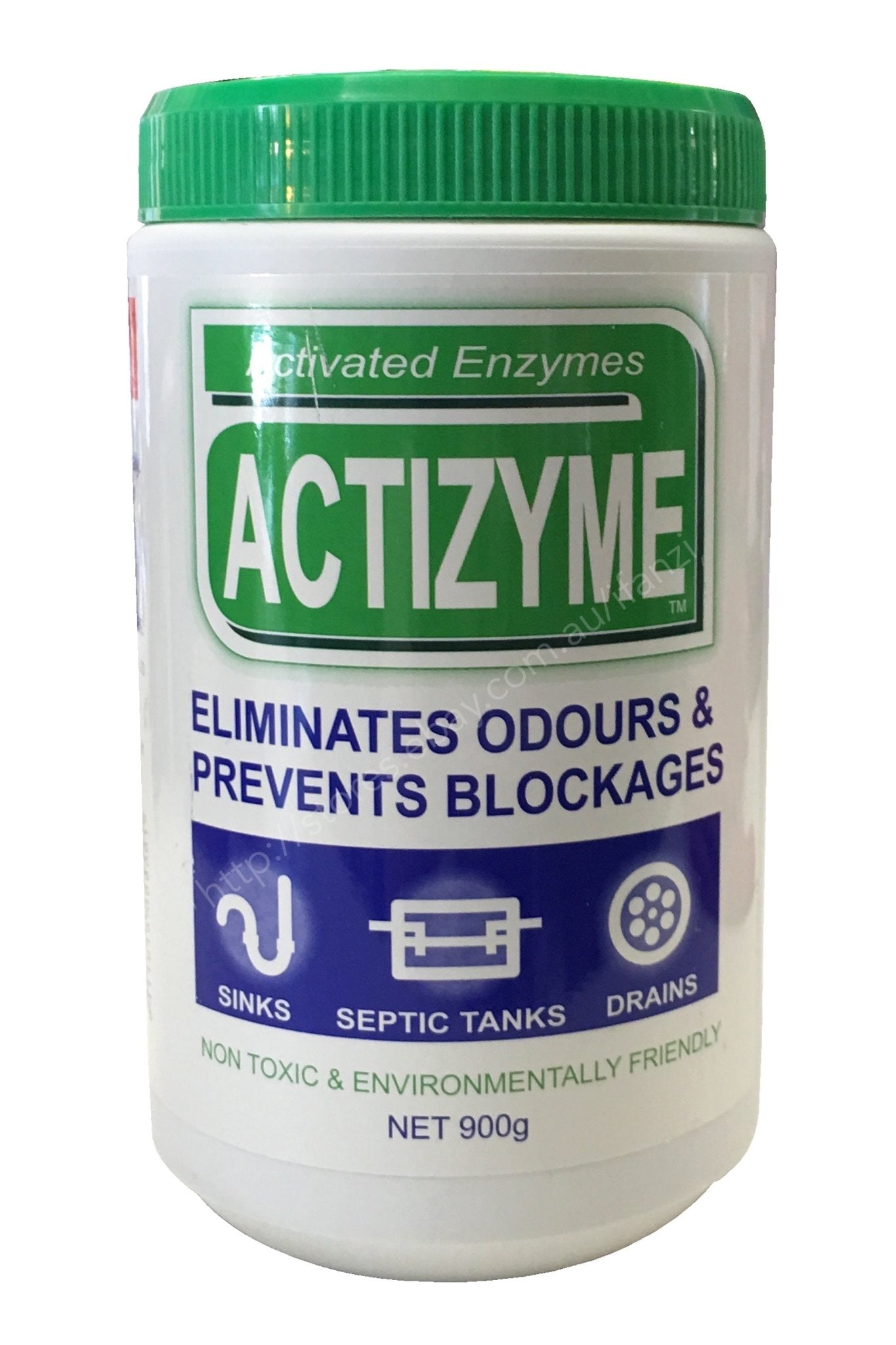 Actizyme Pellets 900g Eliminates Odours And Prevents Blockages Drain Cleaner - Double Bay Hardware