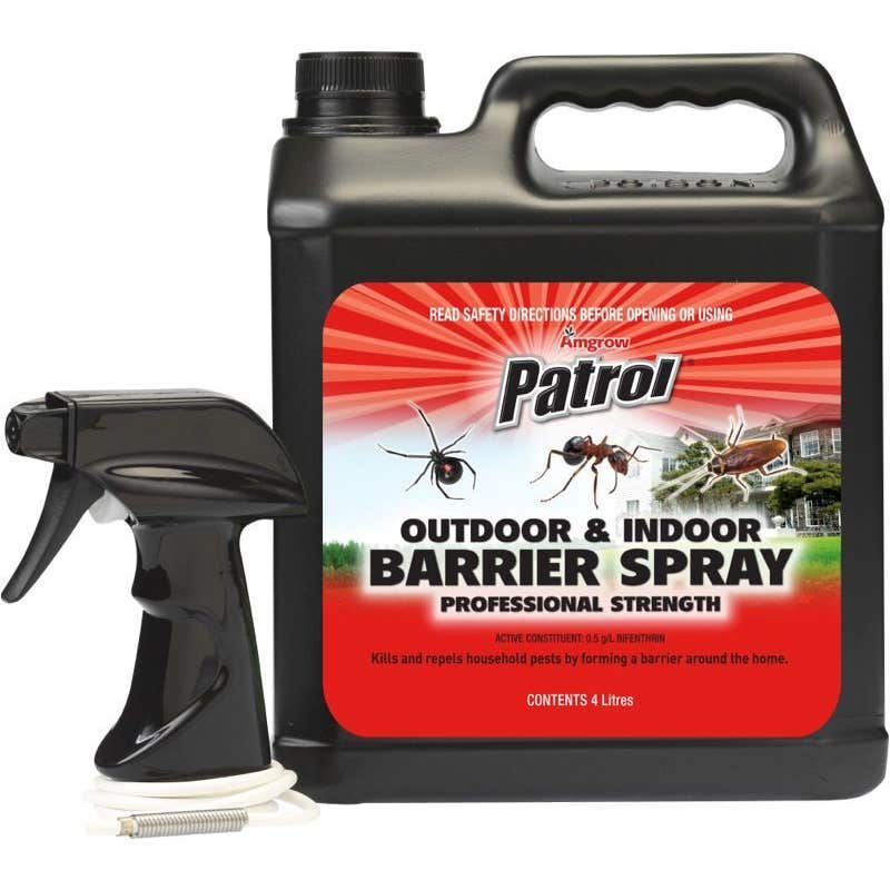 Amgrow Patrol Outdoor & Indoor Insect Barrier Spray 4L 82060 - Double Bay Hardware