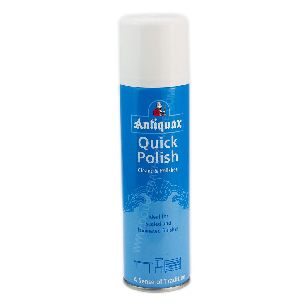 Antiquax Quick Polish is a wax free aerosol polish that is perfect for modern lacquered furniture.