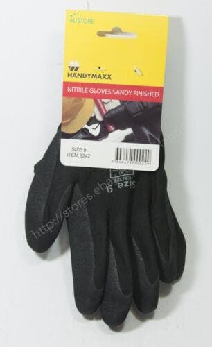 AUSTORE Nitrile Gloves Sandy Finished Size 9 8242 - Double Bay Hardware