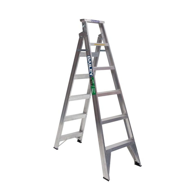 Bailey Trade Dual Purpose Ladder 1.8m 150kg Industrial FS13432 - Double Bay Hardware