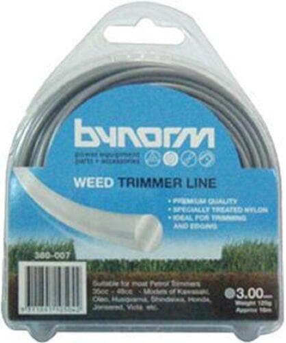 BYNORM Weed Trimmer Line Grey 3.00mmx16m 380-007 - DoubleBayHardware