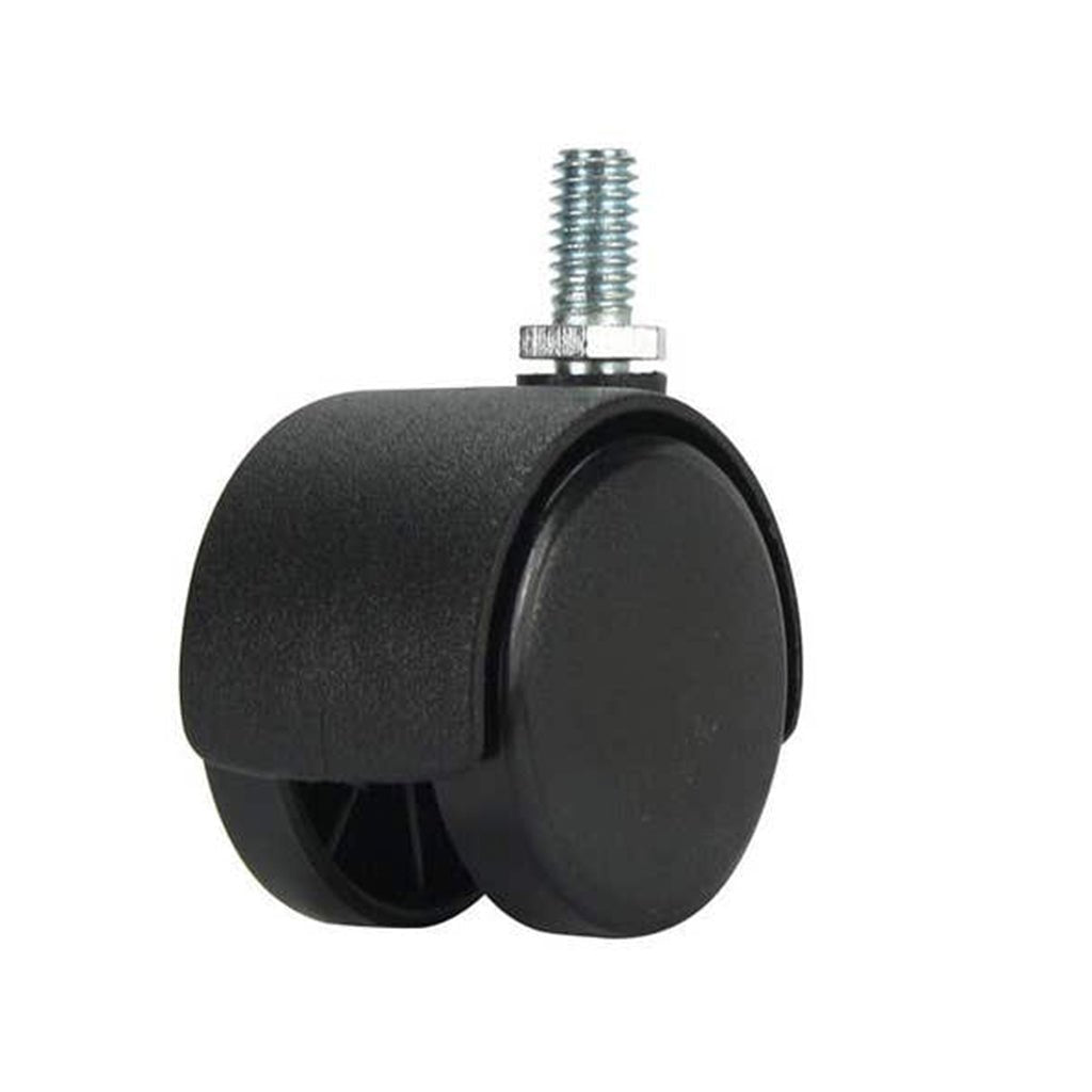 Cold Steel Twin Wheel Hooded Furniture Castor 5/16" 40mm 2Pcs 15589