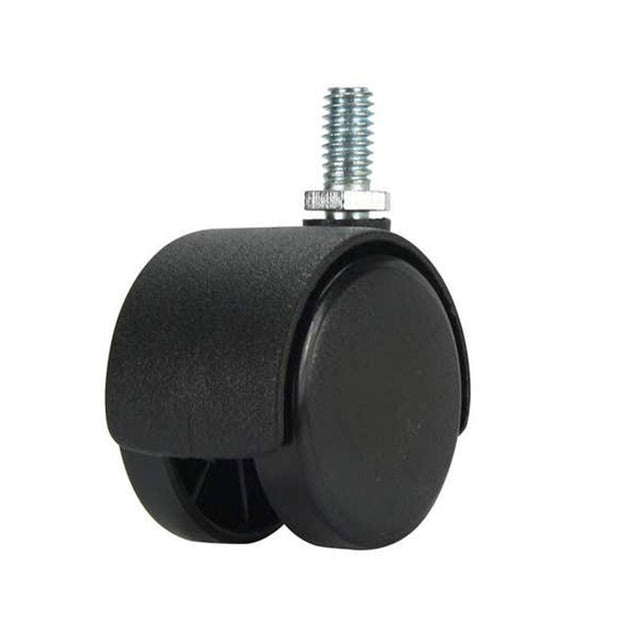 Cold Steel Twin Wheel Hooded Furniture Castor 5/16" 40mm 2Pcs 15589