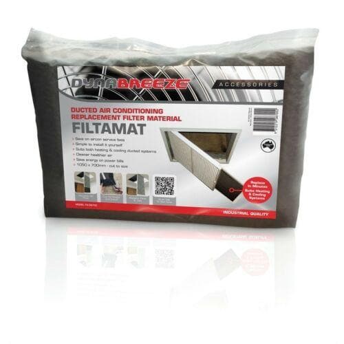 DYNABREEZE FILTAMAT 1050X700mm Air Conditioning Replacement Filter Material - Double Bay Hardware