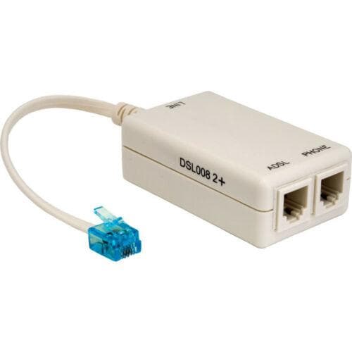 EVERSURE Internet ADSL2+ Phone Splitter/Filter DSL008 2+B