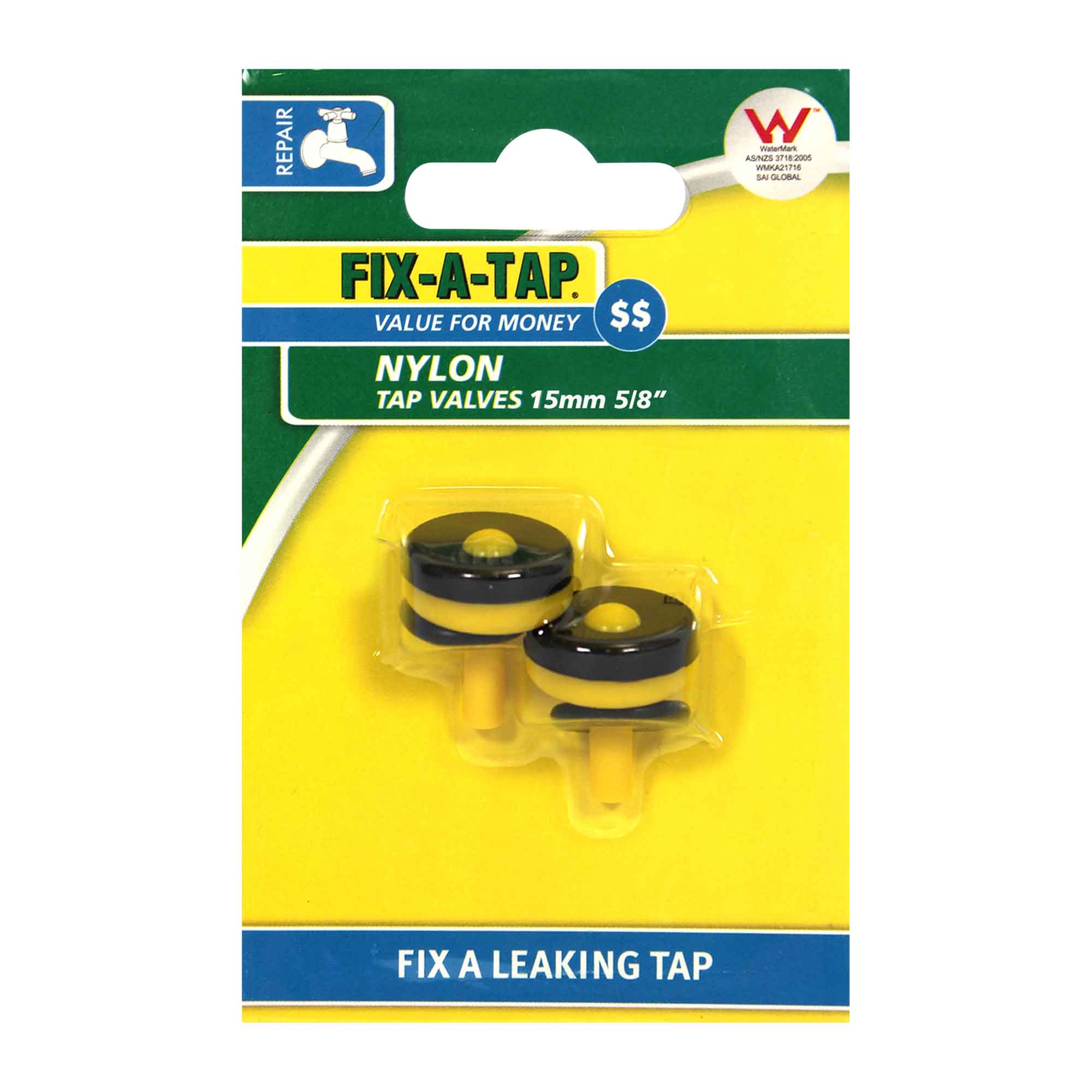 FIX-A-TAP Nylon Tap Valve 15mm - Double Bay Hardware