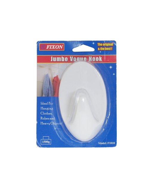 FIXON Jumbo Vogue Hook Holds Up To 1.5Kg F1010