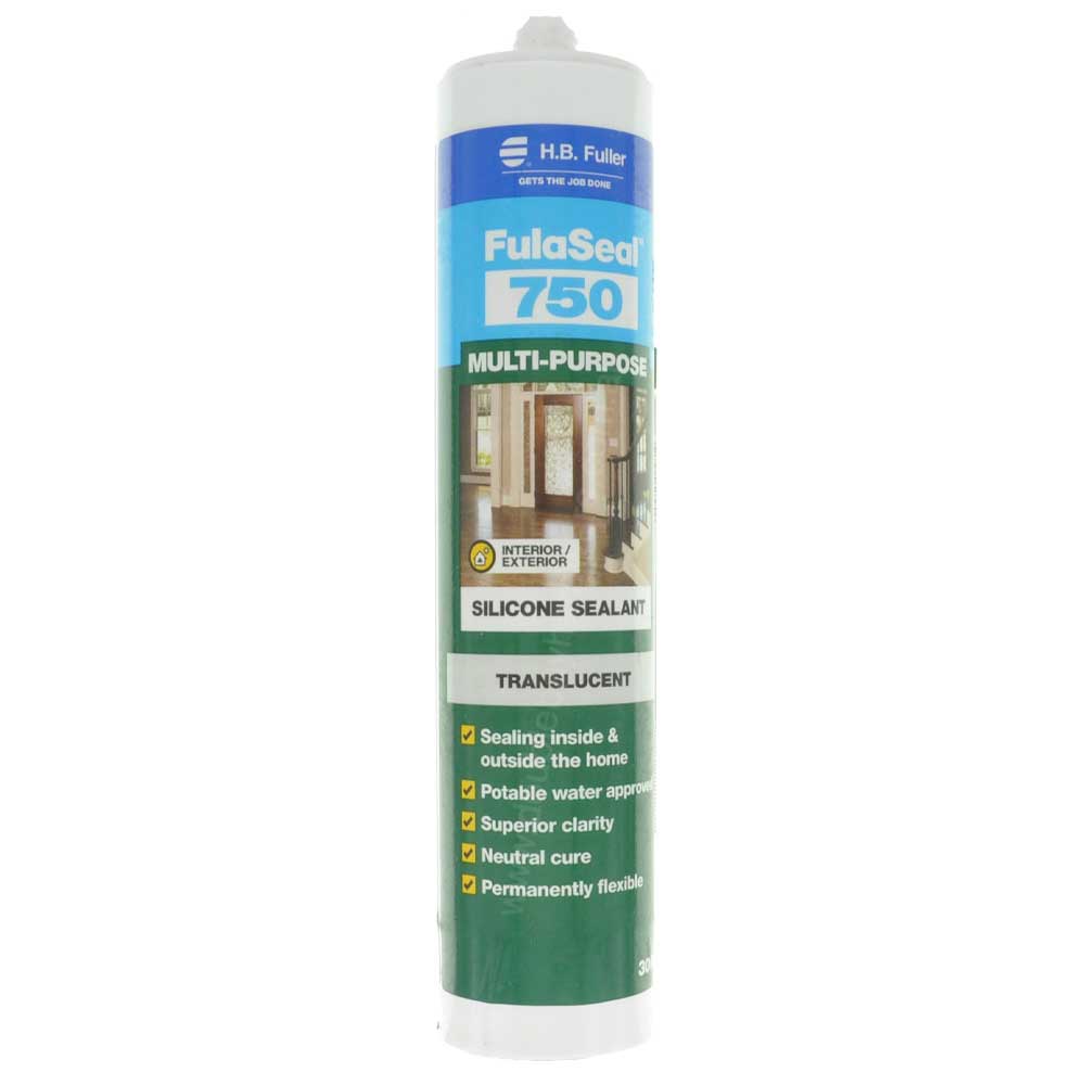 FULLER 750 Multi Purpose Silicone Sealant Translucent 300g - Double Bay Hardware