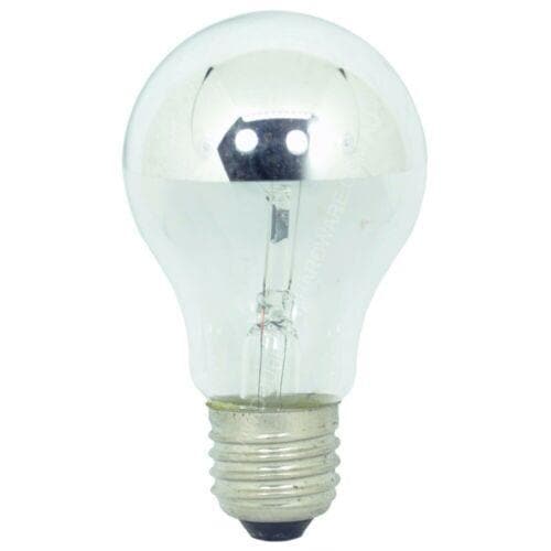GLS Crown Silver Top E27 Edison Screw Light Bulb 60W - Double Bay Hardware