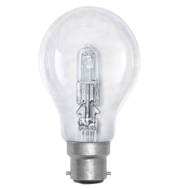 green Australia GLS Halogen Light Bulb B22 240V 52W Clear LP/BC52W