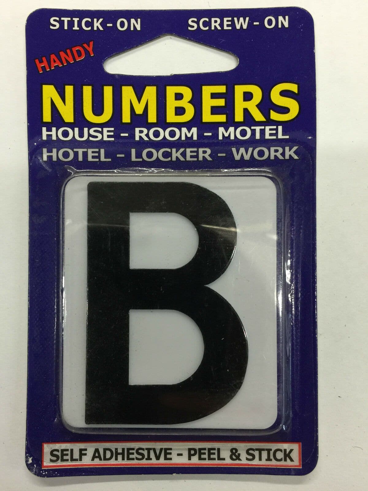 Handy Adhesive Letters Sign For House Room Locker Work 55x50x2mm WHBB - Double Bay Hardware