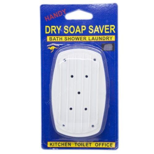 HANDY PRODUCT Plastic White Dry Soap Saver Holder DS