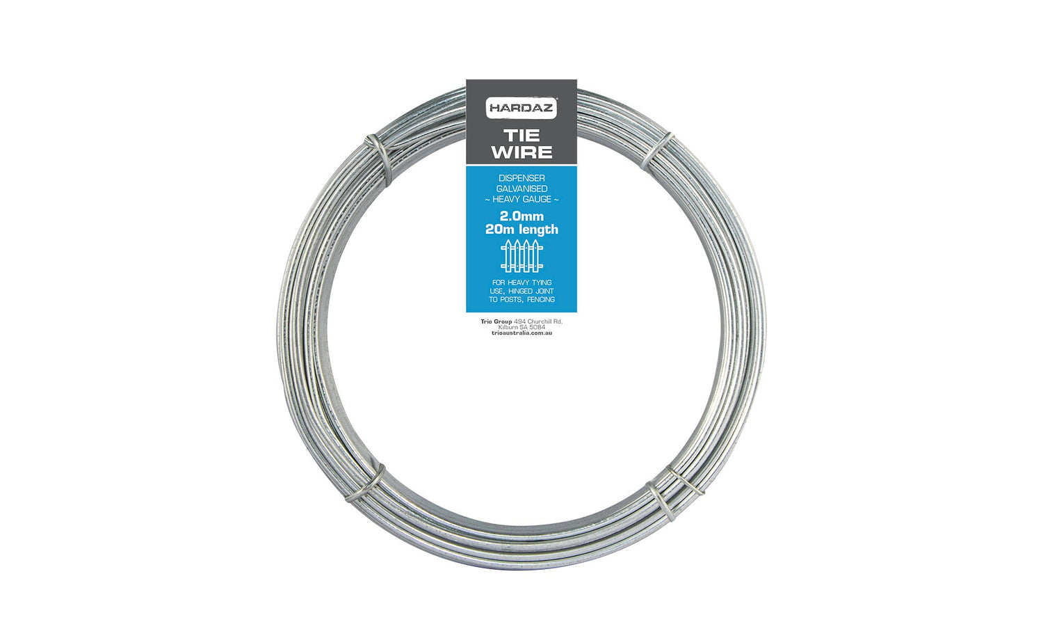 HARDAZ Tie Wire Dispenser Pack 2.00mm x 20M HDP20020G - Double Bay Hardware