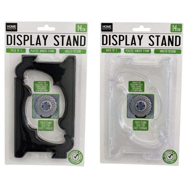 HOME MASTER Plate Stand Asst 14cm 2pk 77984