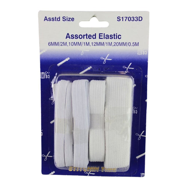 HOMEWARE Assorted Elastic White S17033D