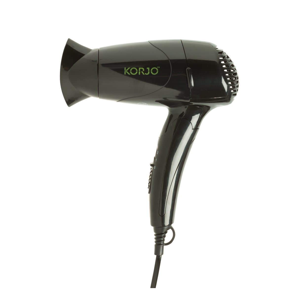 KORJO 1250W Dual Voltage Travel Foldaway Hair Dryer 2 Heat Settings HD80 - Double Bay Hardware