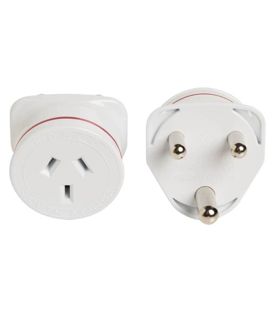 KORJO Reverse Plug Adaptor from AUS NZ to Use In South Africa KASI - Double Bay Hardware
