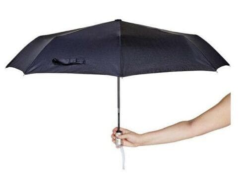 KORJO Windproof Travel Umbrella Black UM52 - Double Bay Hardware