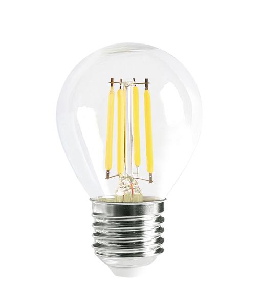 LUSION LED Fancy Round Filament Light Bulb 240V 4W E27 2700K Dimmable 20231 - Double Bay Hardware