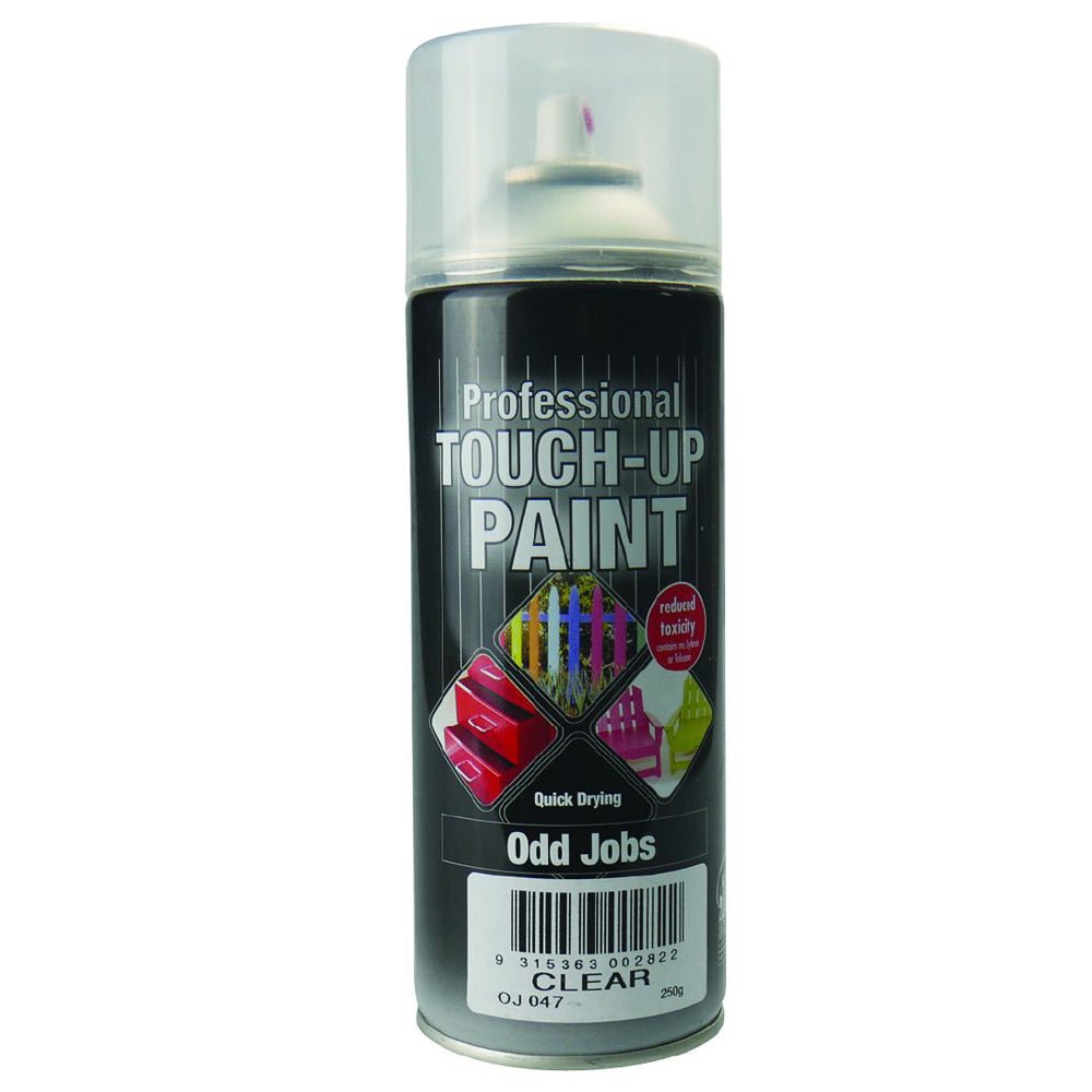 Odd Jobs Clear Enamel Spray Paint 250gm OJ047 - Double Bay Hardware
