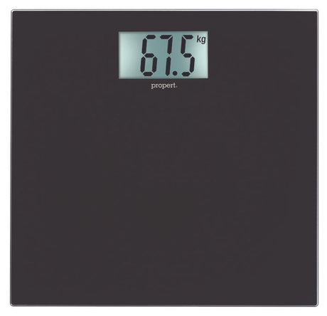 Propert Glass Digital Bath Scale Black 150kg 3175 - Double Bay Hardware
