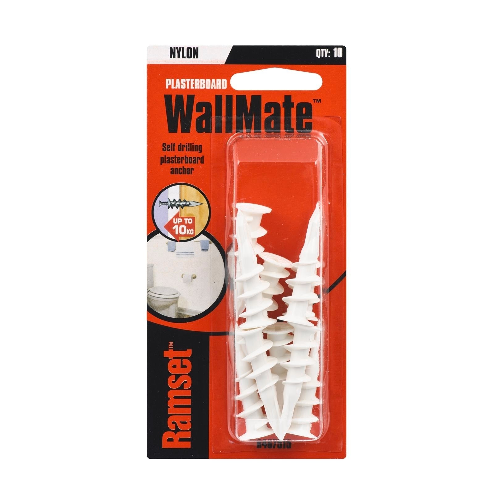 Ramset Nylon WallMate Plasterboard Anchor R467515 - Double Bay Hardware