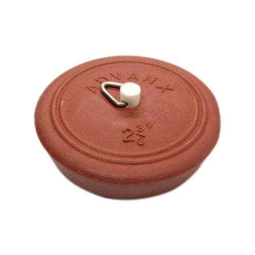 Red Pinned Rubber Plug Suits 55~60mm Sink, Basin and Bath 62065 - Double Bay Hardware