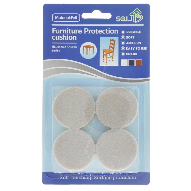 Round Furniture Protection Cushion Trimming Mat 45x45mm 2183