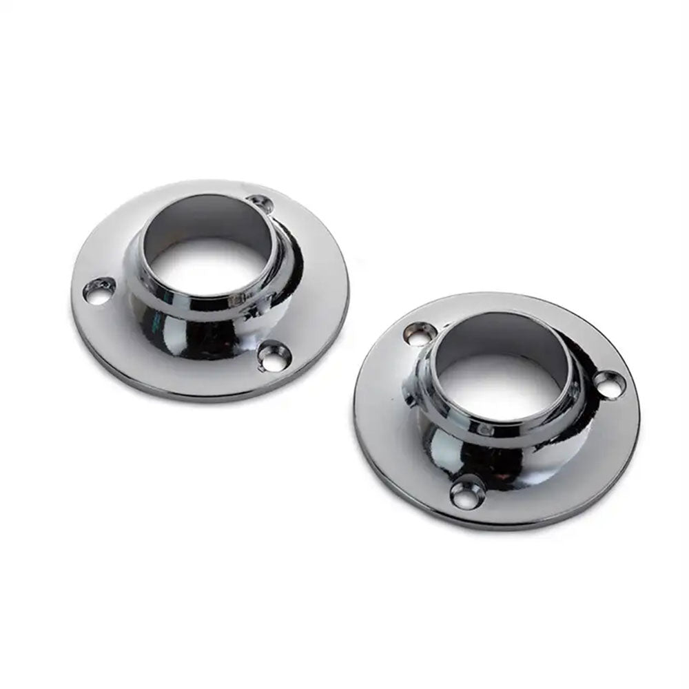 Sandleford Round Flange Chrome Plated 25mm 405CPCD - Double Bay Hardware