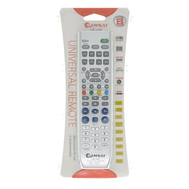 SANSAI 8In1 Universal Remote Control URC - L969