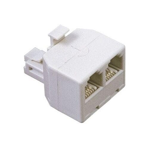 SANSAI Modular Duplex Jack 1 Plug to 2 Sockets TEL - 302