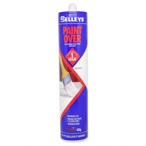 SELLEYS Paint Over Sealant White 410g POW410G - Double Bay Hardware