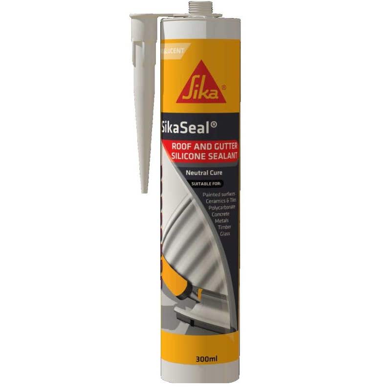 Sika SikaSeal Roof & Gutter Silicone Sealant 300ml Black - Double Bay Hardware