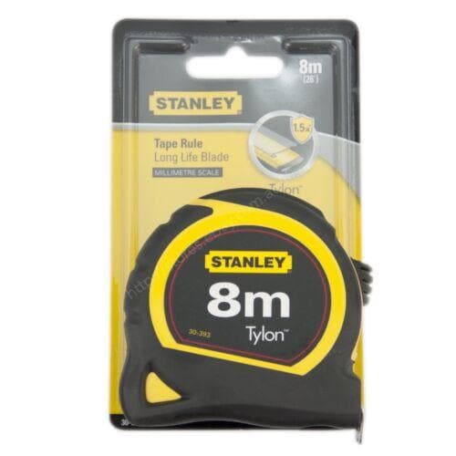STANLEY Tylon 8M Metric Tape Measure With 25mm Blade 30-393 - Double Bay Hardware