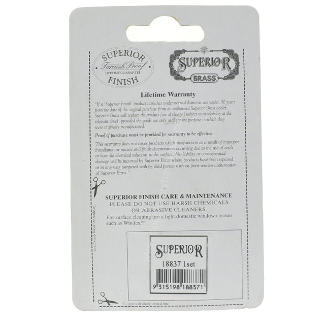 Superior Brass 75mm Brass House Number